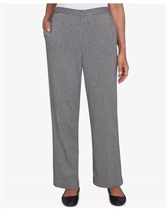 Подиумные женские шикарные брюки с комфортной талией и укороченной длиной Alfred dunner