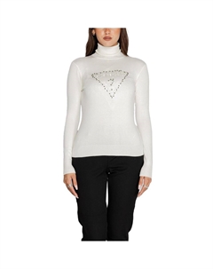 Белый вискозный свитер Guess