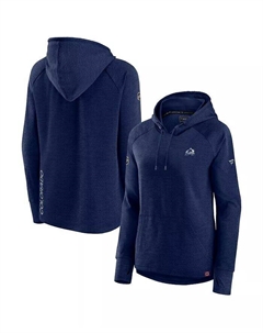 Женский пуловер с капюшоном Heather Navy Colorado Avalanche Authentic Pro Fanatics