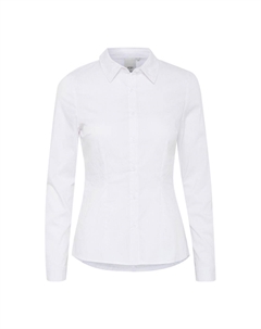 Белый хлопковый свитер Ichi