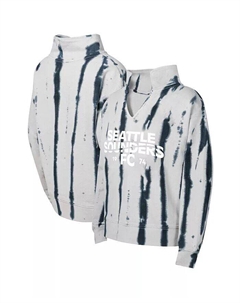 Толстовка-пуловер Big Girls Grey Seattle Sounders FC Big League с V-образным вырезом Outerstuff