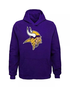 Толстовка с капюшоном Big Boys Purple Minnesota Vikings Team Logo Outerstuff