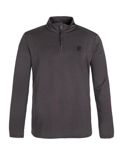 Мужская флисовая кофта Rewill с застежкой-молнией 1/4, темно-серый Protest