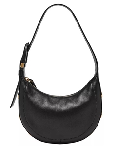 Сумка Harwell Leather Crescent, черный Fossil