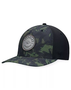 Мужская черная шляпа Arkansas Razorbacks OHT Military Appreciation Camo Render Flex Hat, черный Top of the world