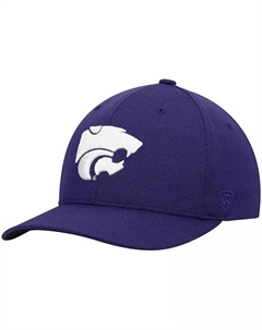 Мужская фиолетовая шляпа с логотипом Kansas State Wildcats Reflex Flex Top of the world