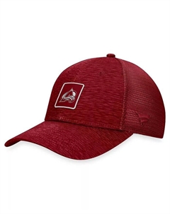 Фирменная женская бордовая шапка Colorado Avalanche Authentic Pro Road Trucker Adjustable Fanatics