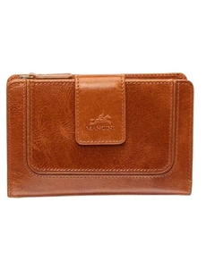 Мини-кошелек-клатч South Beach RFID Secure, бежевый Mancini