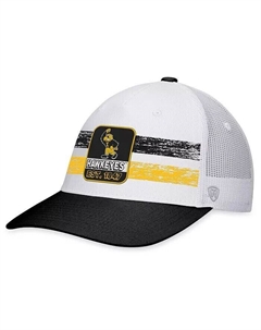 Мужская бело-черная кепка Iowa Hawkeyes Retro Fade Snapback Top of the world