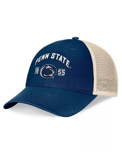 Мужская темно-синяя регулируемая шляпа Penn State Nittany Lions Heritage Waylon Trucker, синий Top of the world