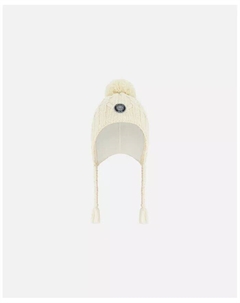 Детская унисекс перуанская вязаная шапка цвета белого - для малышей|ребенка, белый Deux par deux