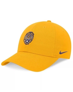 Мужская золотая бейсболка LSU Tigers 2024 On-Field Club Adjustable Nike