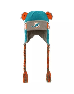 Шапка для мальчиков и девочек Aqua Miami Dolphins с надписью Ears Trooper Outerstuff