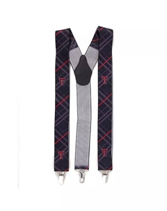 Мужские черные подтяжки Texas Tech Red Raiders, черный Eagles wings