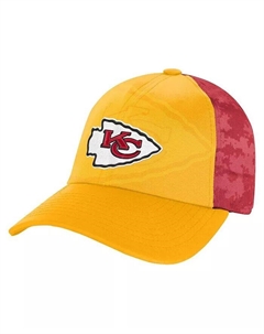 Большие мальчики и девочки Gold Kansas City Chiefs Combine двухцветная регулируемая кепка Outerstuff