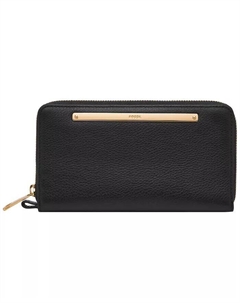 Кошелек-клатч Liza на молнии, красный Fossil