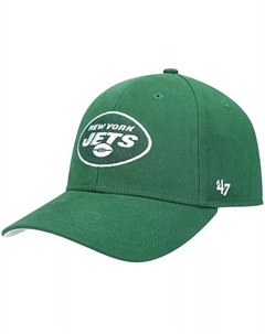 Зеленая регулируемая кепка Little Boys and Girls New York Jets Basic Team MVP '47 brand