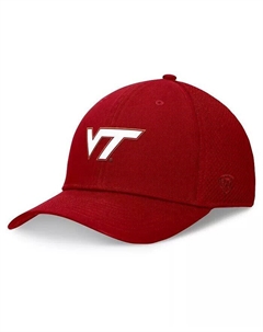 Мужская темно-бордовая кепка Virginia Tech Hokies Spacer Flex Top of the world