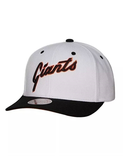 Мужская белая кепка San Francisco Giants Cooperstown Collection Pro Crown Snapback Mitchell and ness