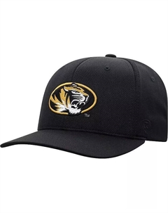 Черная мужская кепка с логотипом Missouri Tigers Reflex Top of the world
