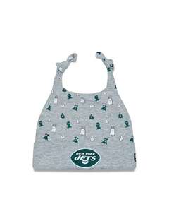 Вязаная шапка с манжетами для мальчиков и девочек цвета «Нью-Йорк Джетс» цвета «серый» New era