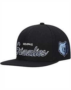 Мужская черная кепка Snapback Memphis Grizzlies Hardwood Classics Script 2.0 Mitchell and ness