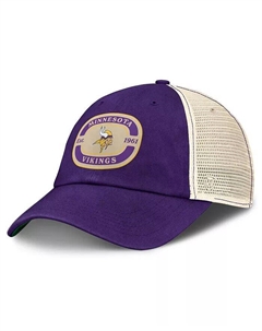 Мужская фиолетовая регулируемая кепка с нашивкой Minnesota Vikings Team Patch Top of the world