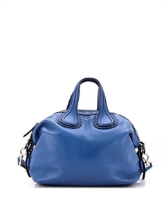 Маленькая сумка Nightingale из вощеной кожи Pre-Owned, синий Givenchy