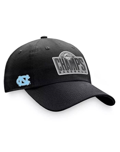 Мужская черная бейсболка North Carolina Tar Heels 2022 ACC Baseball Conference Tournament Champions Crew Adjustable Hat Top of the world