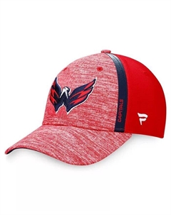 Мужская красная кепка Washington Capitals Defender Flex Fanatics