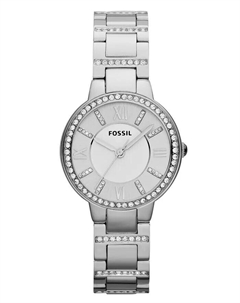 Женские часы Virginia с браслетом из нержавеющей стали 30 мм ES3282 Fossil
