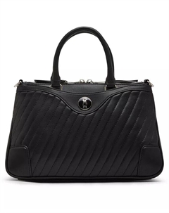 Стеганая сумка-портфель Veera Diagonal, черный Steve madden