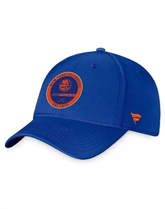 Мужская гибкая кепка Royal New York Islanders Authentic Pro Training Camp Fanatics