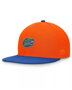 Мужская оранжевая/королевская двухцветная кепка Florida Gators Rally Top of the world