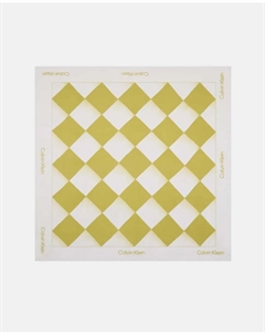 Платок с принтом 130x130, зеленый Calvin klein