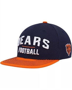 Большие мальчики и девочки темно-синяя, оранжевая бейсболка Chicago Bears Lock Up Snapback Outerstuff