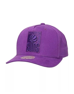 Мужская фиолетовая бейсболка Phoenix Suns с выцветшим тональным логотипом Mitchell and ness