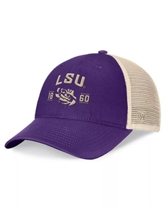 Мужская фиолетовая кепка LSU Tigers Heritage Waylon Trucker Adjustable Top of the world