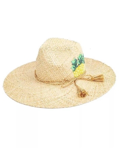 Солнцезащитная шляпа Sancho из рафии с широкими полями, бежевый Peter grimm