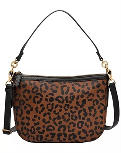 Маленькая кожаная сумка через плечо Jolie, мультиколор Fossil