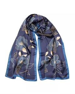 Лаура - Шелковый шарф/шаль для женщин, синий Elizabetta