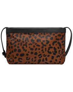 Маленький кожаный клатч Penrose, мультиколор Fossil