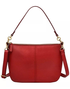 Маленькая кожаная сумка через плечо Jolie, красный Fossil