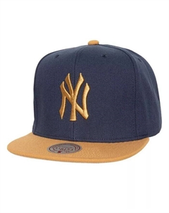 Мужская темно-синяя бейсболка Mitchell Ness New York Yankees Work It Snapback Mitchell and ness