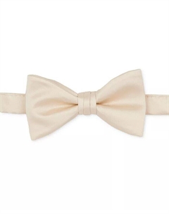 Мужской атласный предварительно завязанный галстук-бабочка, коричневый/бежевый Construct