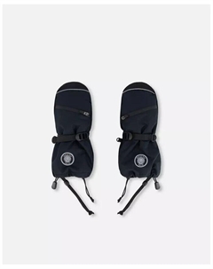 Детские унисекс технические варежки черные - малыш|ребенок, черный Deux par deux