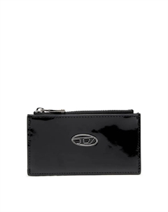 Женская визитница с застежкой-молнией, черный Diesel