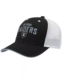 Кепка-кнопка Big Boys Black Las Vegas Raiders Core Lockup Outerstuff