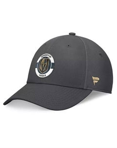 Мужская темно-серая кепка Vegas Golden Knights Authentic Pro Training Camp Flex Fanatics