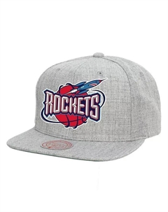 Мужская кепка-кнопка Houston Rockets Hardwood Classics 2.0 цвета «серый» Mitchell and ness